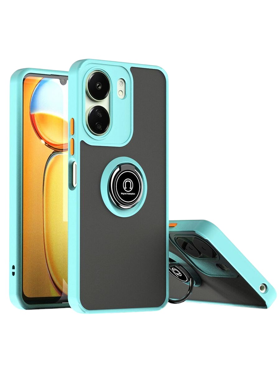 

Чехол О'кейси для Redmi, Poco Redmi 13C, Poco C65 черный,голубой
