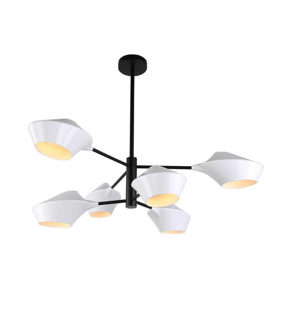 

Подвесной светильник Lumina Deco Romina LDP 6037-6 WT+BK