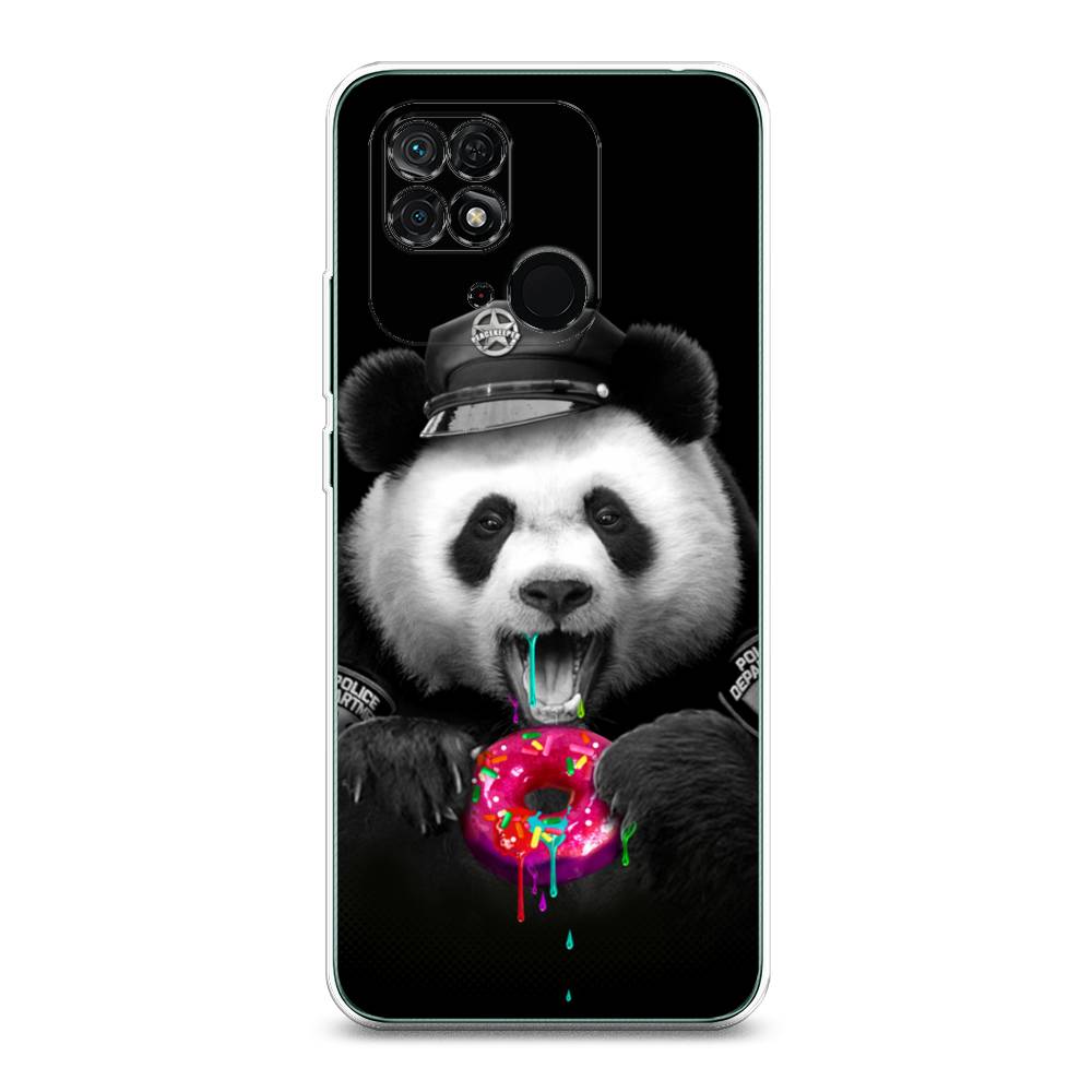 

Чехол Awog на Xiaomi Redmi 10C "Панда police", Разноцветный, 313450-2