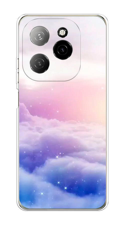 

Чехол на Tecno Spark 20 Pro 5G "Небеса", Голубой;белый;розовый, 305750-1