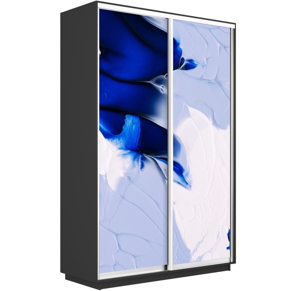 

Шкаф-купе Е1 Экспресс Фото Фотопечать 160х60х240, Серый диамант, Фотопечать