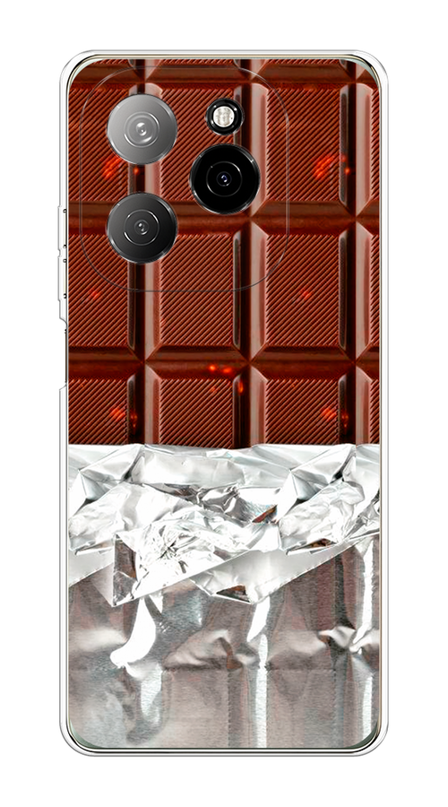 

Чехол на Tecno Spark 20 Pro 5G "Шоколад в обертке", Коричневый, 305750-1