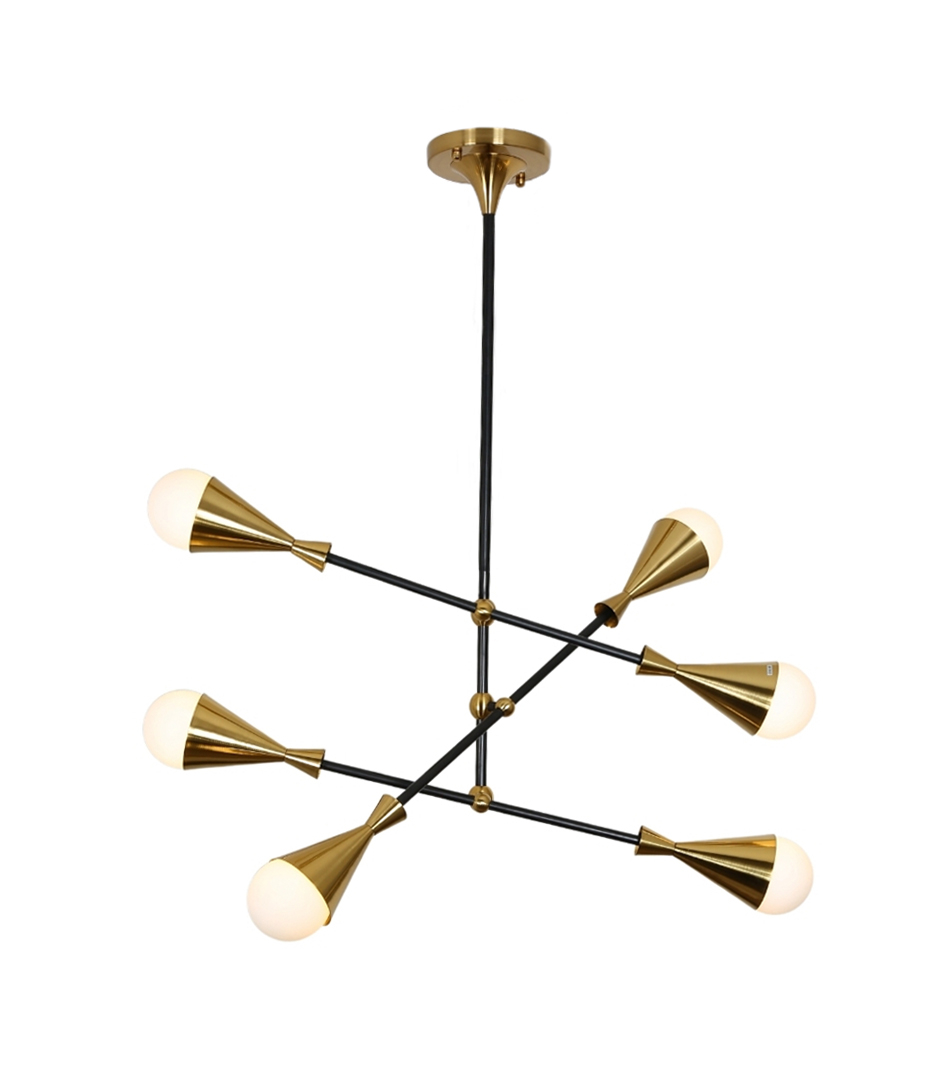 

Подвесной светильник Lumina Deco Valpina LDP 6029-6 BK+MD
