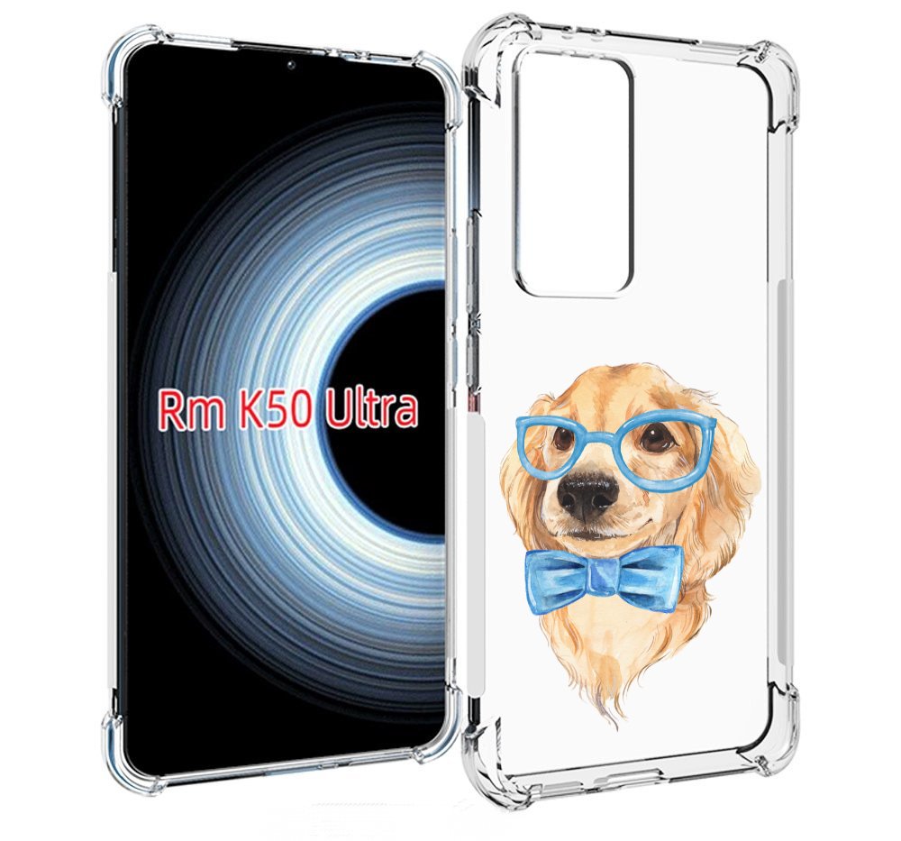 

Чехол MyPads Собака интеллигент для Xiaomi 12T / Redmi K50 Ultra, Прозрачный, Tocco