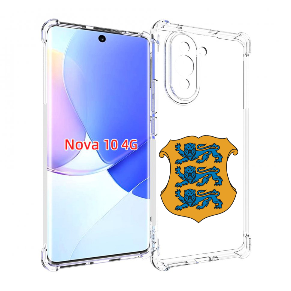 

Чехол MyPads герб-эстонии для Huawei Nova 10, Прозрачный, Tocco