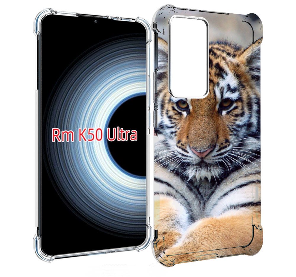 

Чехол MyPads Тигренок для Xiaomi 12T / Redmi K50 Ultra, Прозрачный, Tocco