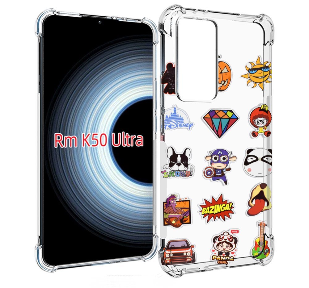 

Чехол MyPads Стикеры-2 для Xiaomi 12T / Redmi K50 Ultra, Прозрачный, Tocco