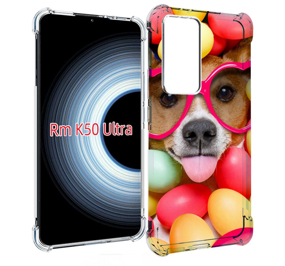 Чехол MyPads Собака-в-яйцах для Xiaomi 12T / Redmi K50 Ultra