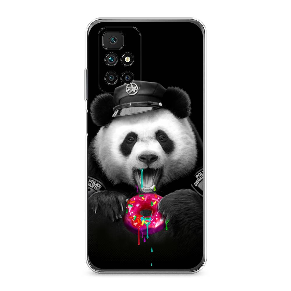 

Чехол Awog на Xiaomi Redmi 10 "Панда police", Разноцветный, 311350-2