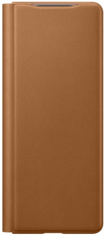 фото Чехол samsung leather flip cover z для galaxy fold2 brown (ef-ff916laegru)