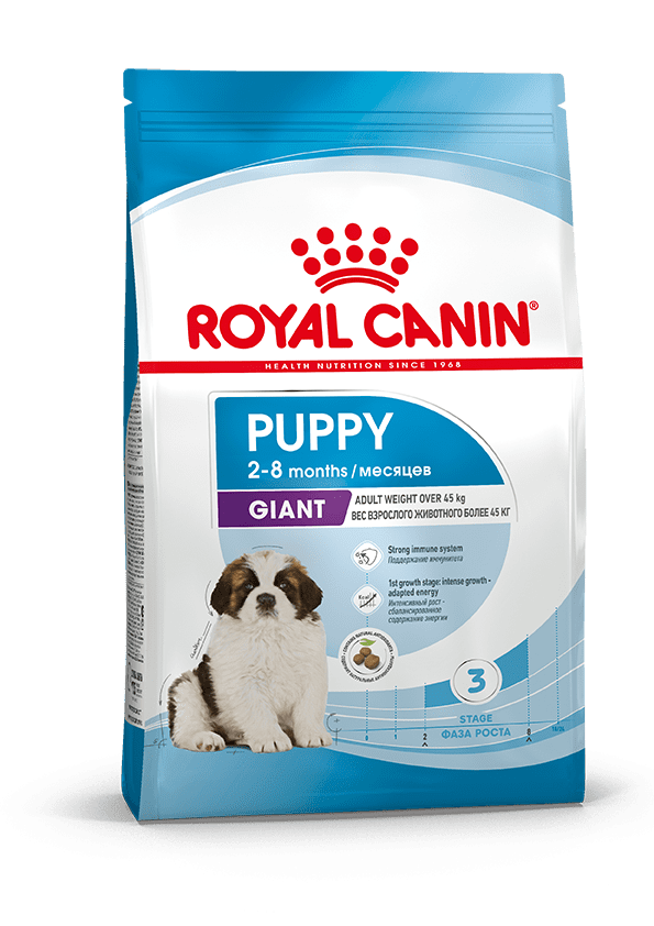 фото Сухой корм для щенков royal canin puppy giant, птица, 15кг