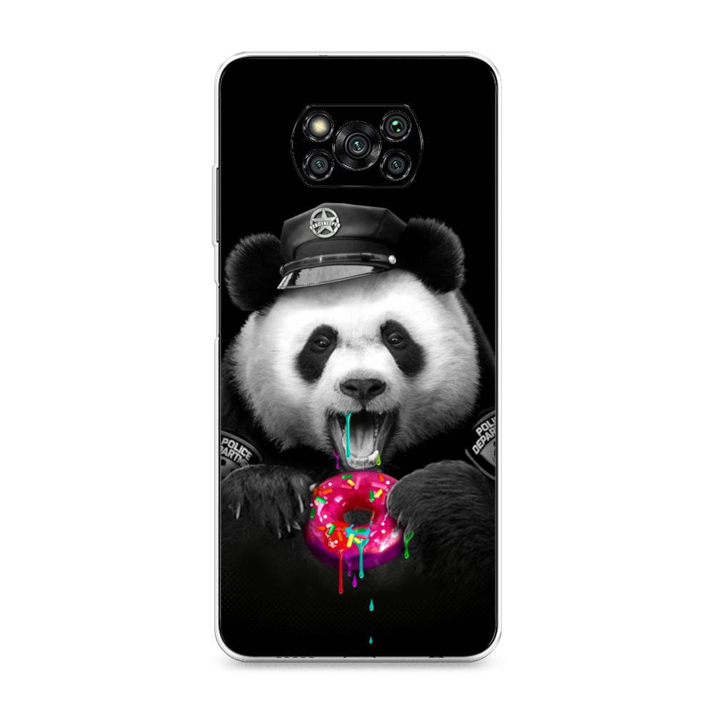 

Чехол Awog на Poco X3/X3 Pro "Панда police", Разноцветный, 310650-2