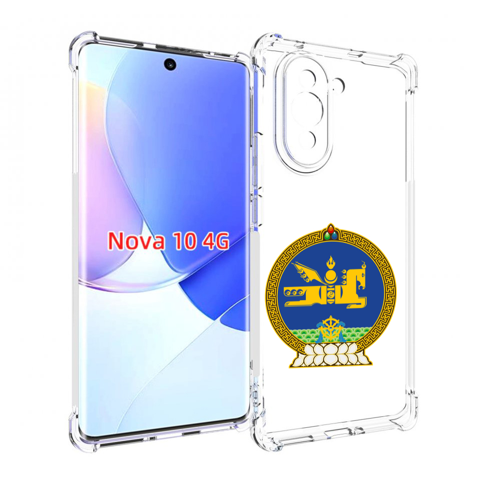 

Чехол MyPads герб-монголия для Huawei Nova 10, Прозрачный, Tocco