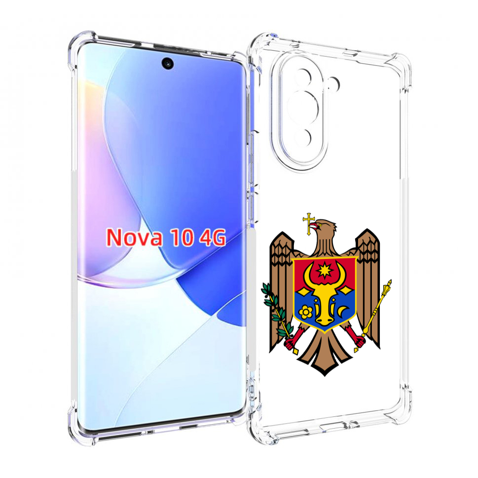 Чехол MyPads герб-молдовы для Huawei Nova 10