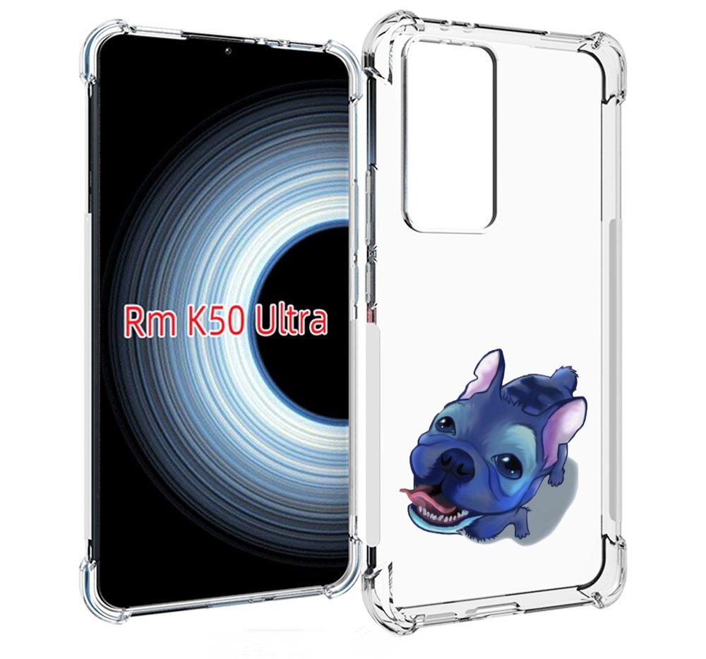 

Чехол MyPads Синий Пес для Xiaomi 12T / Redmi K50 Ultra, Прозрачный, Tocco