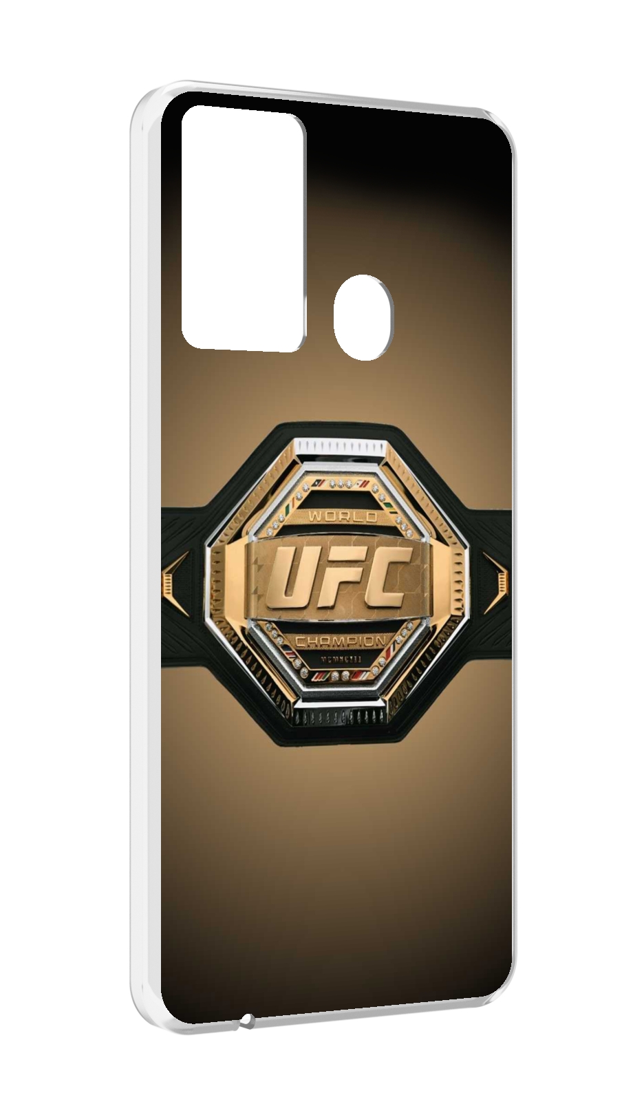 

Чехол MyPads UFC единоборства мужской для Itel P37/Itel Vision 2S, Прозрачный, Tocco