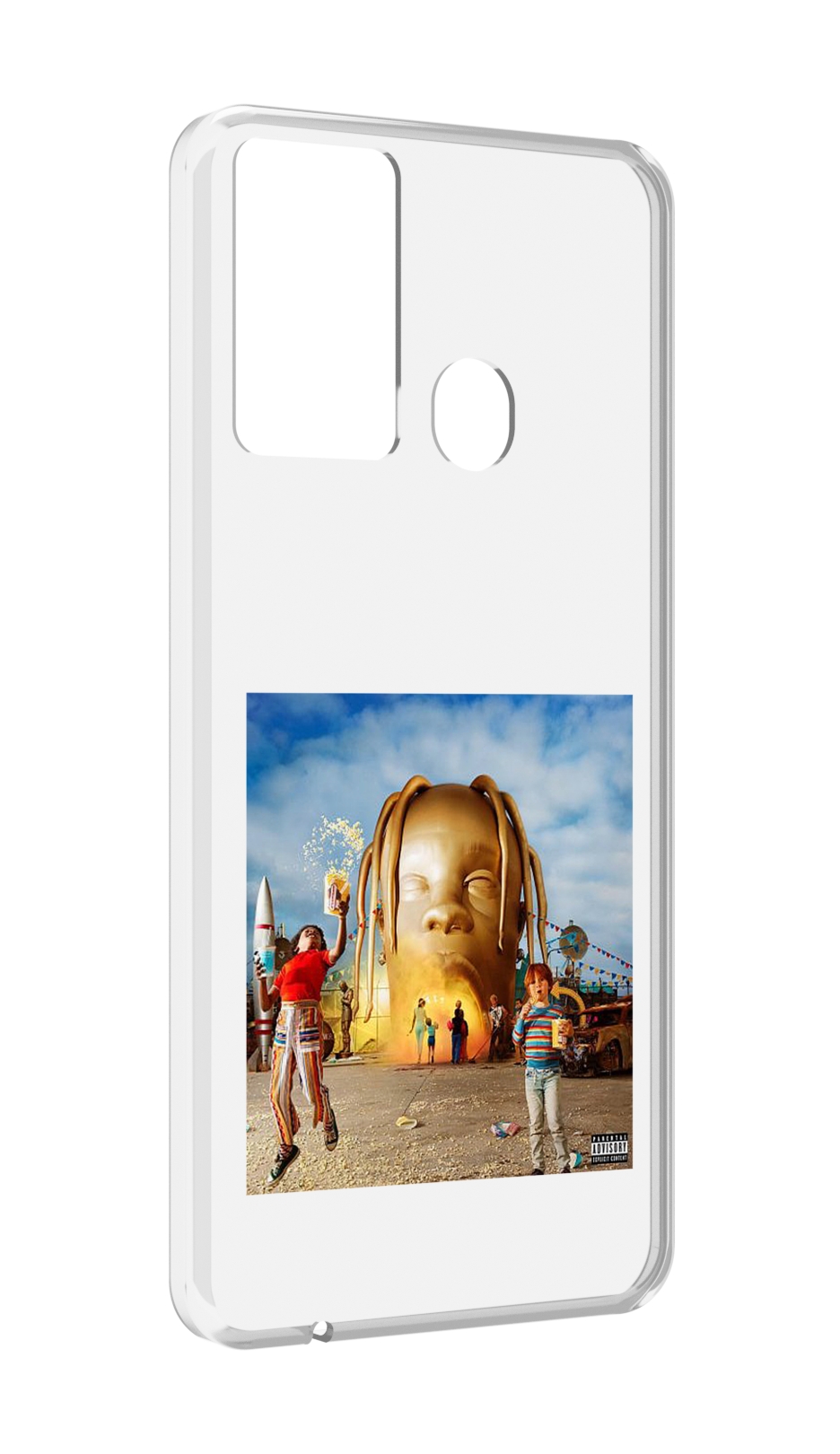 

Чехол MyPads Travis Scott - Astroworld для Itel P37/Itel Vision 2S, Прозрачный, Tocco