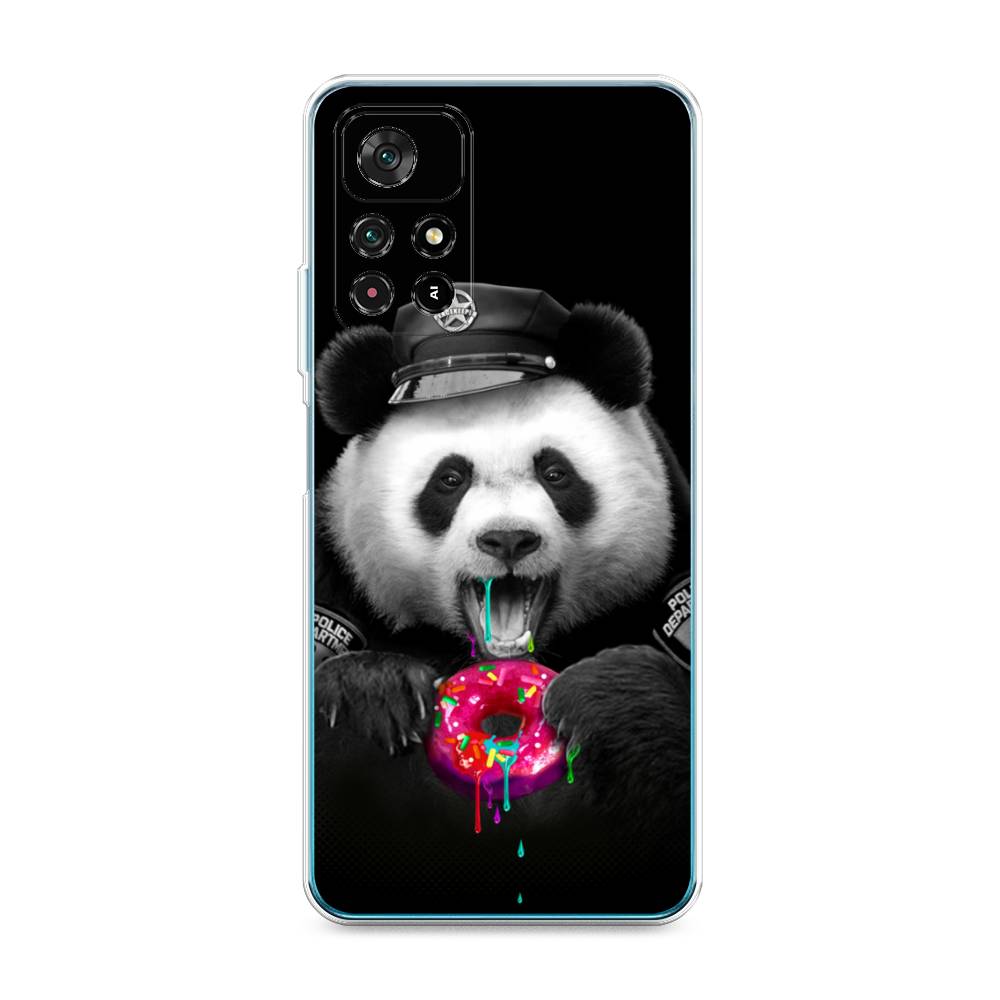 

Чехол Awog на Poco M4 Pro 5G/Redmi Note 11S 5G "Панда police", Разноцветный, 311850-2