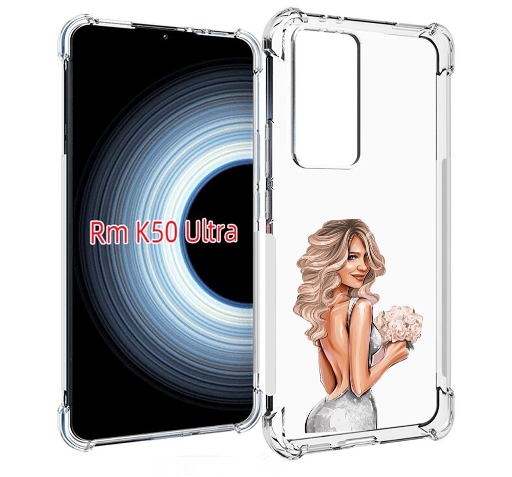 

Чехол MyPads Роскошное-платье женский для Xiaomi 12T / Redmi K50 Ultra, Прозрачный, Tocco