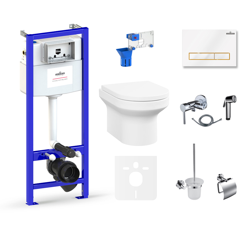 

Комплект 10 в 1 Lavinia Boho Grance Hill Rimless 75110761, премиум с пластиковой клавишей