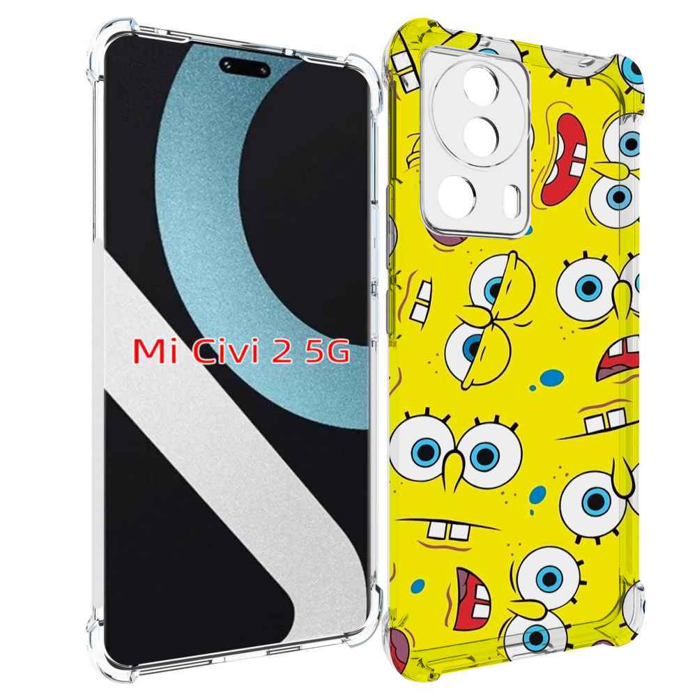 

Чехол MyPads много-спанч-боба для Xiaomi Civi 2, Прозрачный, Tocco