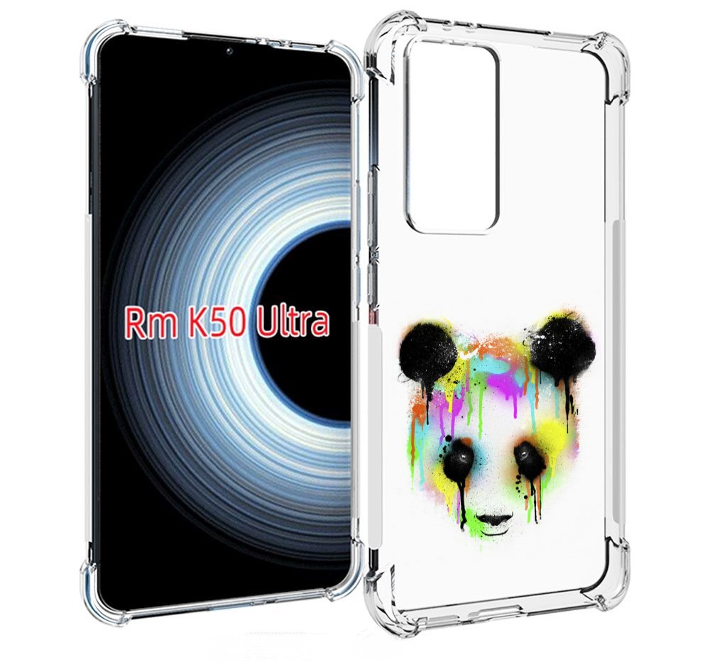 

Чехол MyPads Радужная панда для Xiaomi 12T / Redmi K50 Ultra, Прозрачный, Tocco