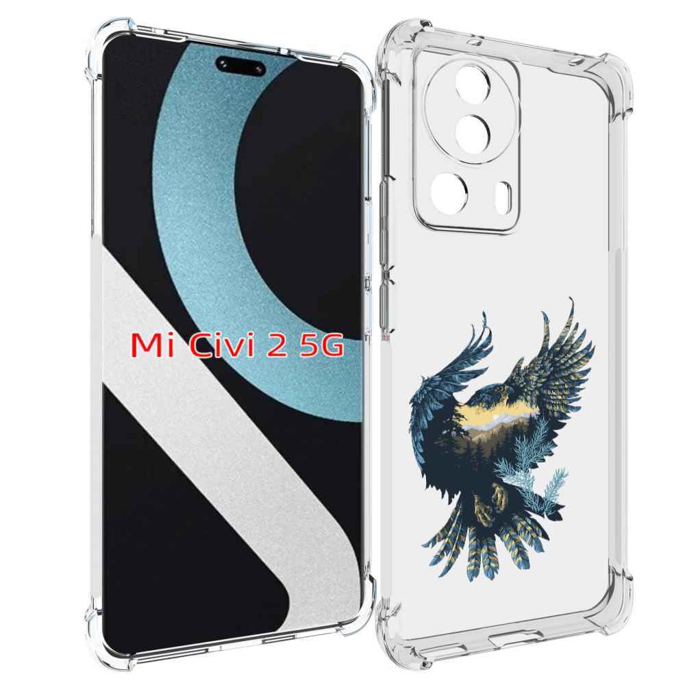 

Чехол MyPads мирок в соколе для Xiaomi Civi 2, Прозрачный, Tocco