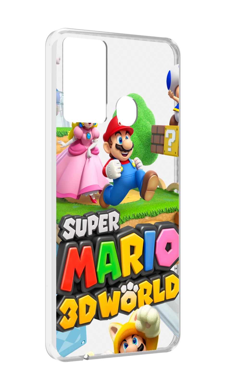 

Чехол MyPads Super Mario 3D World для Itel P37/Itel Vision 2S, Прозрачный, Tocco