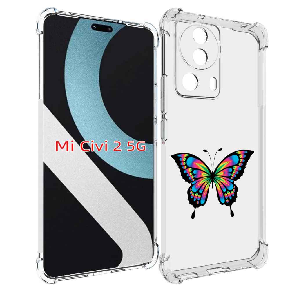 

Чехол MyPads мини-бабочка для Xiaomi Civi 2, Прозрачный, Tocco