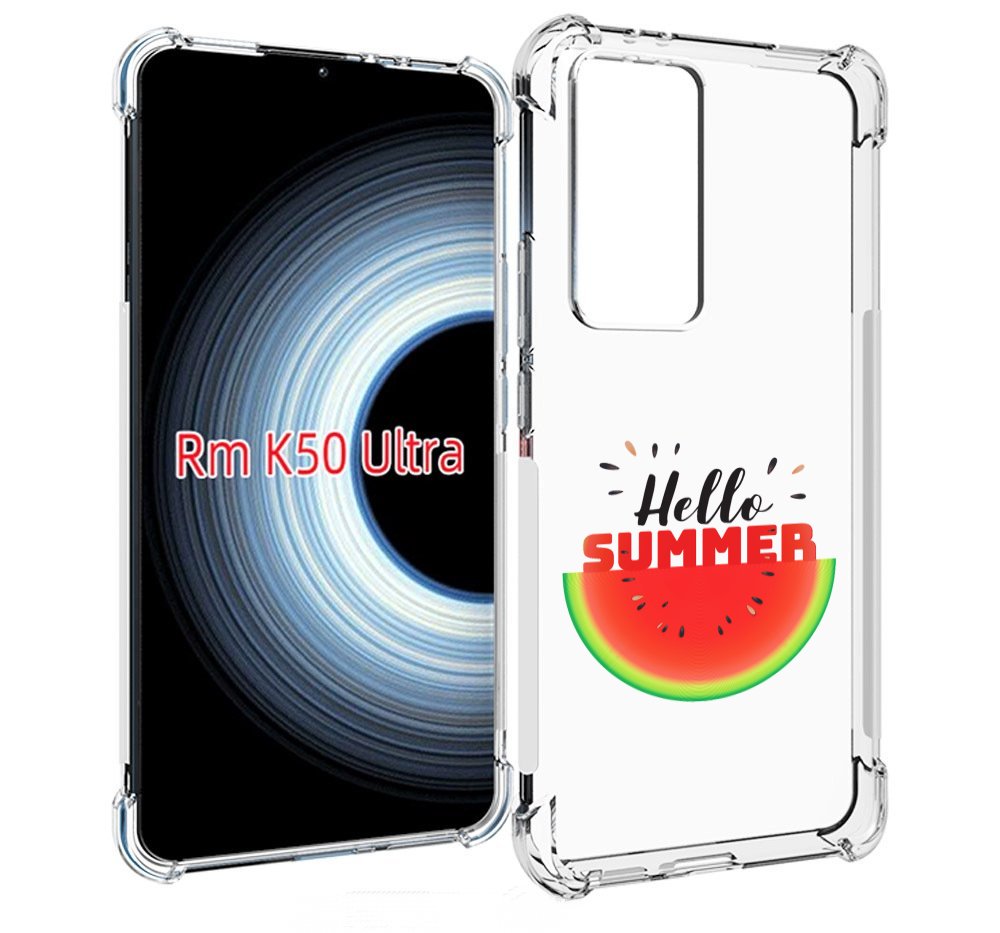 

Чехол MyPads Привет-лето для Xiaomi 12T / Redmi K50 Ultra, Прозрачный, Tocco
