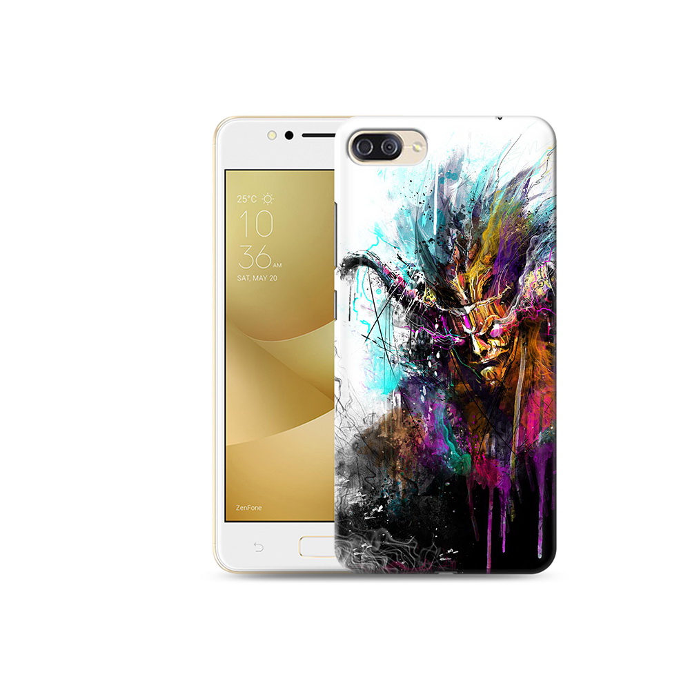 

Чехол MyPads Tocco для Asus ZenFone 4 Max (ZC520KL) яркий дьявол (PT91421.650.709), Прозрачный, Tocco