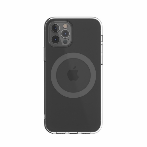 фото Чехол-накладка switcheasy magclear для iphone 12 pro max (6.7") gray space