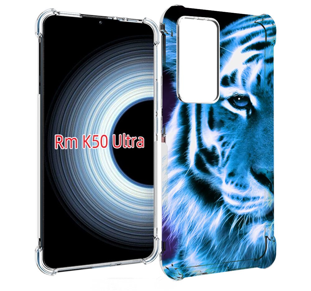 

Чехол MyPads Половина-тигра мужской для Xiaomi 12T / Redmi K50 Ultra, Прозрачный, Tocco