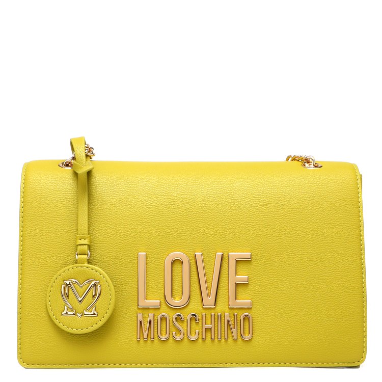 

Сумка кросс-боди женская Love Moschino JC4099PP желто-зеленая, Желтый, JC4099PP