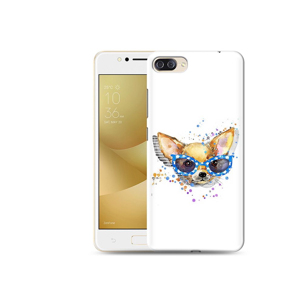 

Чехол MyPads Tocco для Asus ZenFone 4 Max (ZC520KL) чихуа-хуа в очках (PT91421.650.691), Прозрачный, Tocco