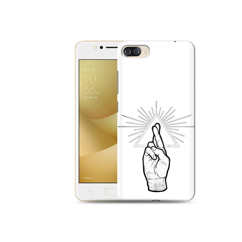 

Чехол MyPads Tocco для Asus ZenFone 4 Max (ZC520KL) черно белая рука (PT91421.650.681), Прозрачный, Tocco