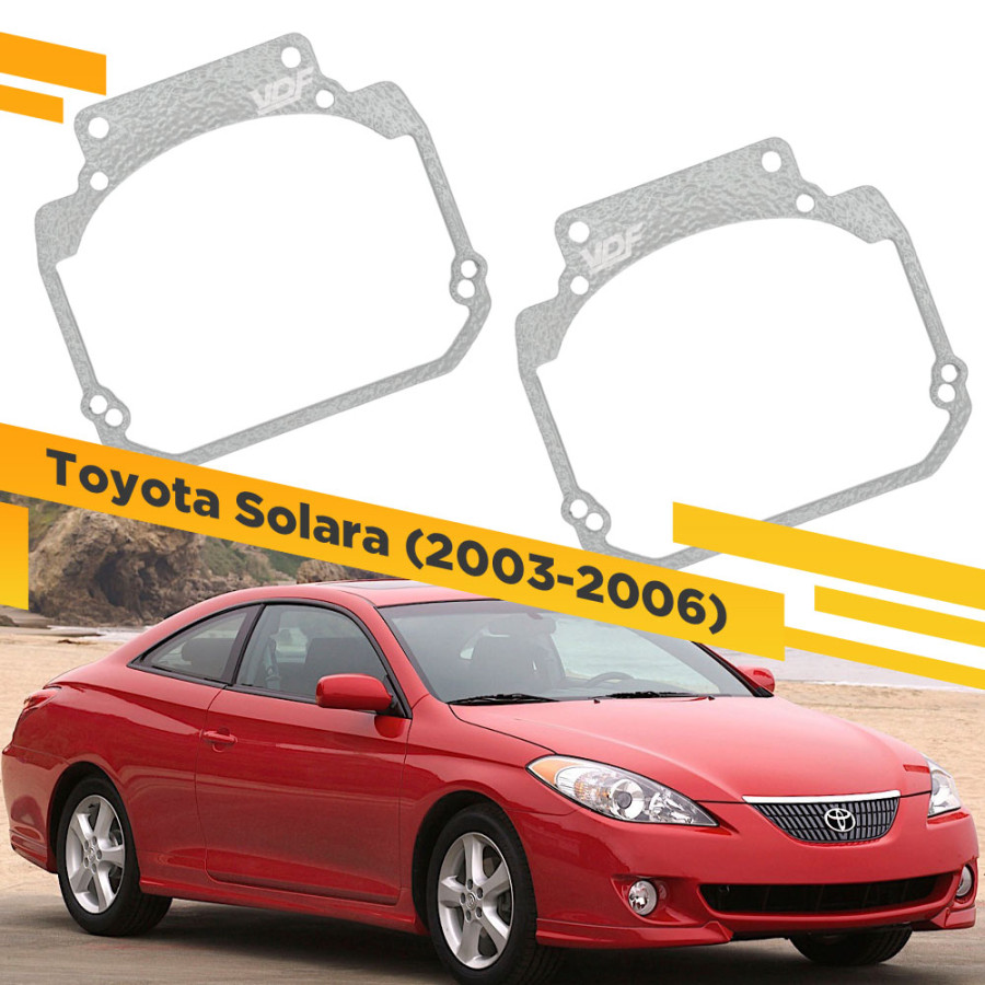 Рамки для замены линз в фарах Toyota Solara 2003-2006 VDF 293 TS-293