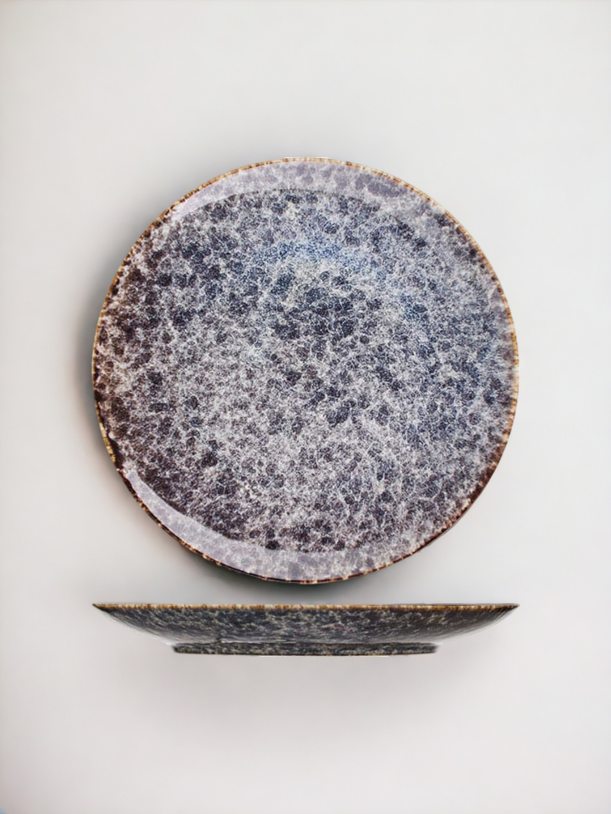 

Тарелка сервировочная Kunstwerk Stone, фарфоровая, 25,4 см