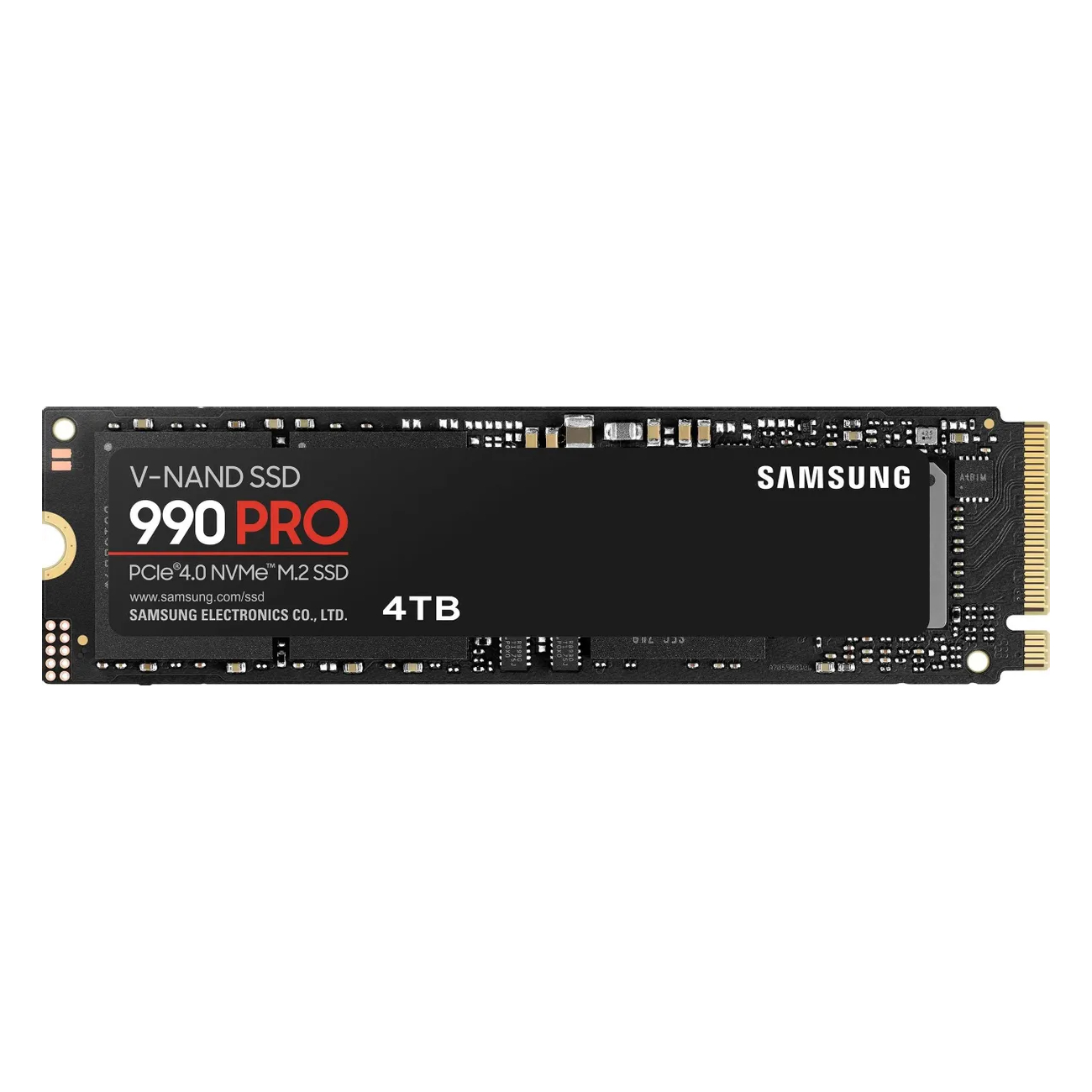 

Накопитель SSD Samsung 990 Pro MZ-V9P4T0BW твердотельный, 4 Тб, M.2 2280, PCI-E 4.0 x4, 990 Pro MZ-V9P4T0BW