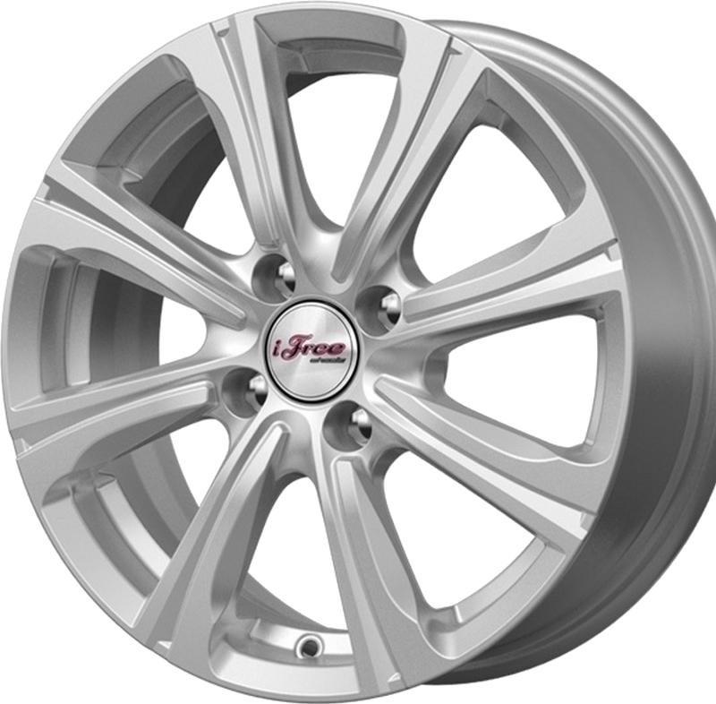 

Диск литой R15 6J 4x100/54.1 ET48 IFREE Апероль Нео-классик 365207, Серебристый