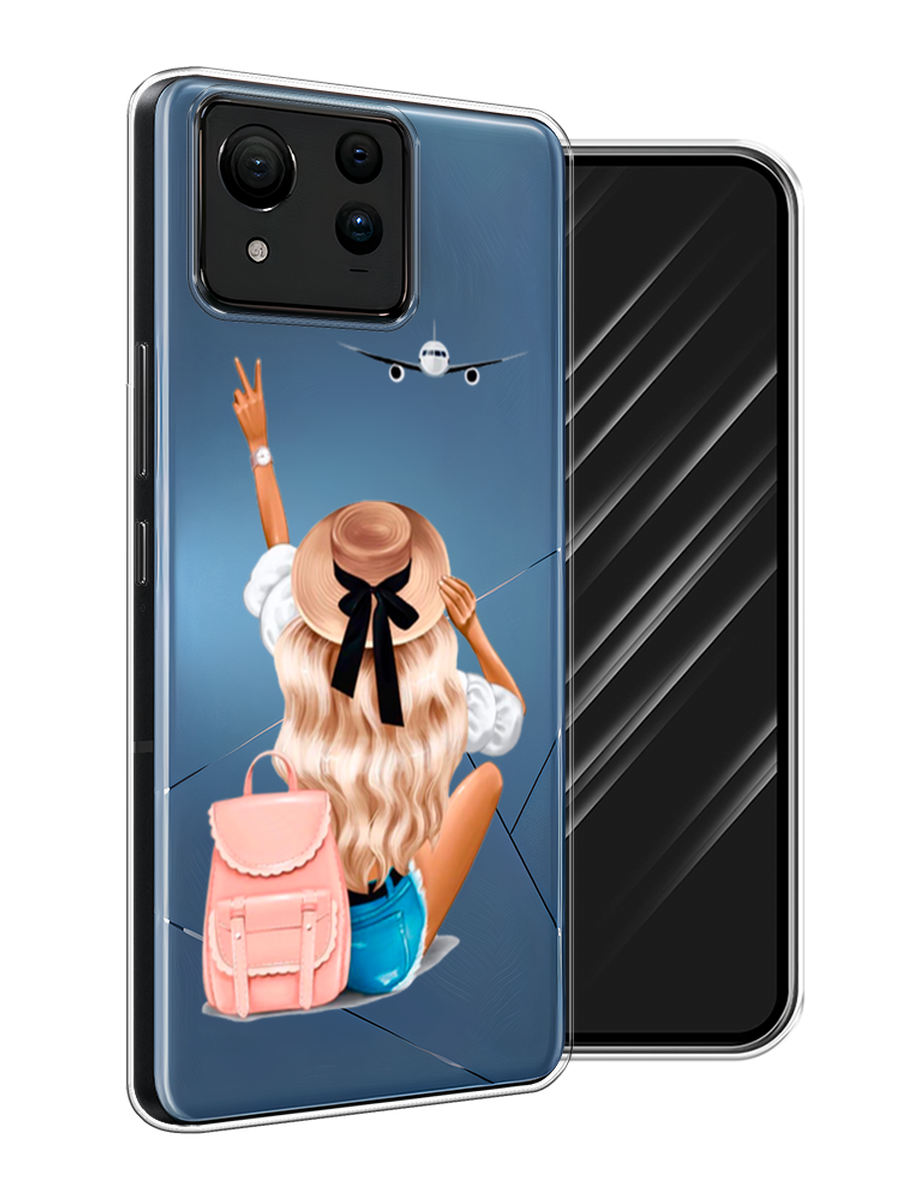 

Чехол Awog на Asus ZenFone 11 Ultra "Автостопом самолетом", Бежевый;белый, 45250-1