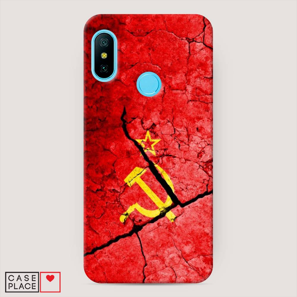 фото Пластиковый чехол "ссср" на xiaomi redmi 6 pro awog