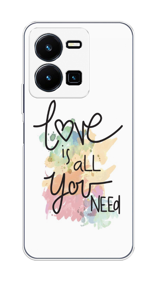 

Чехол на Vivo Y35 4G "Love is all you need", Белый;черный;зеленый, 267250-1