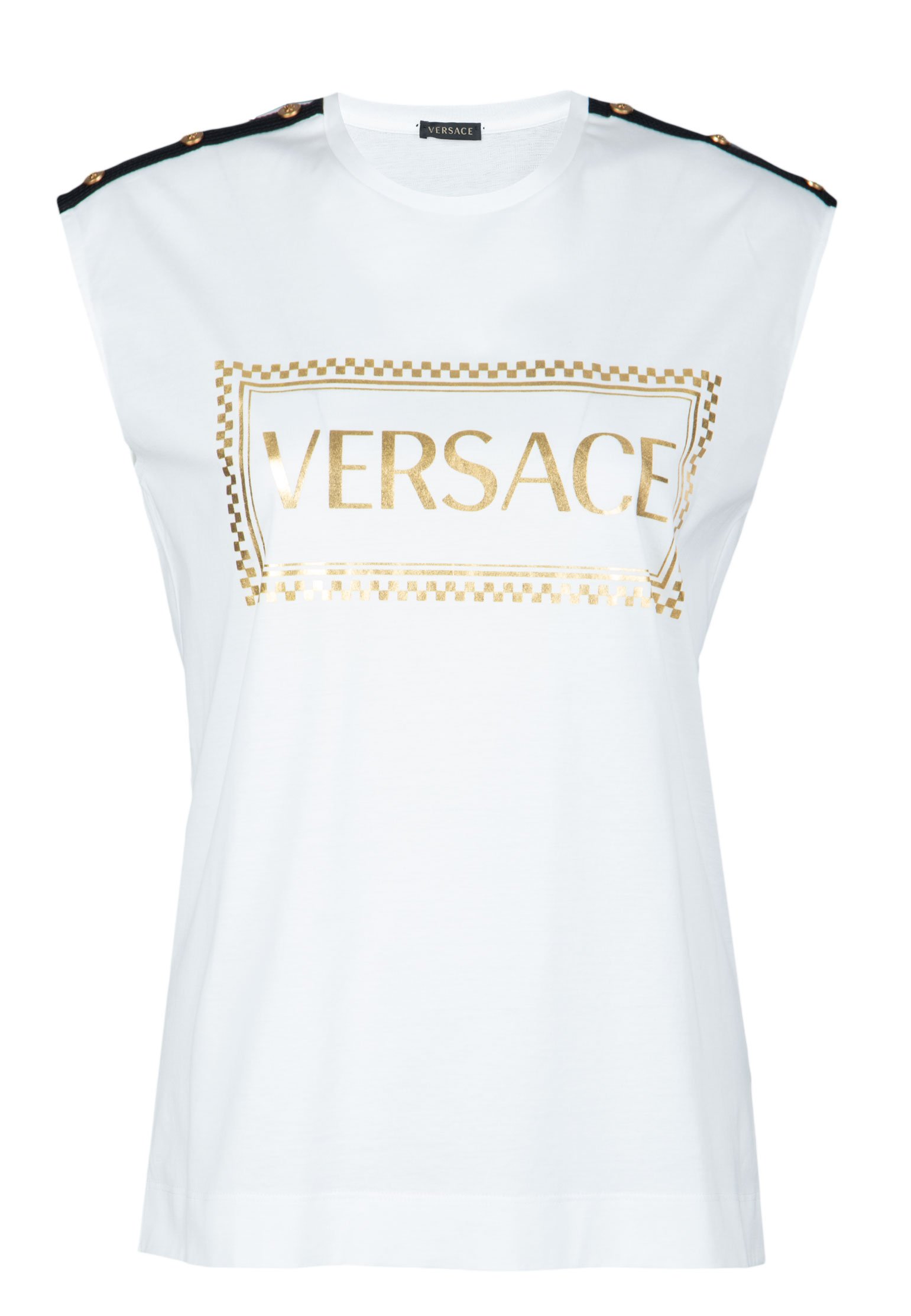 Футболка женская VERSACE 106178 белая 38 IT