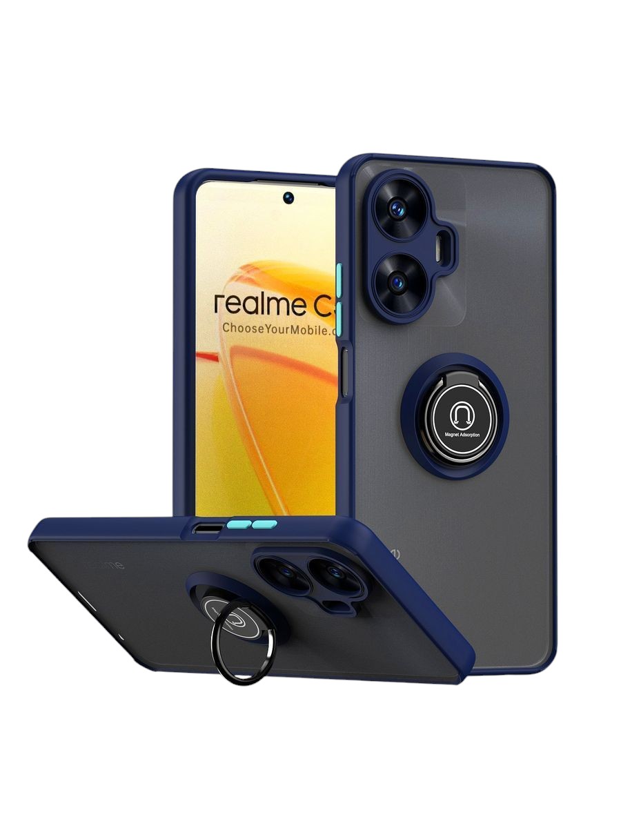 

Чехол О'кейси для Realme realme C55 черный,синий