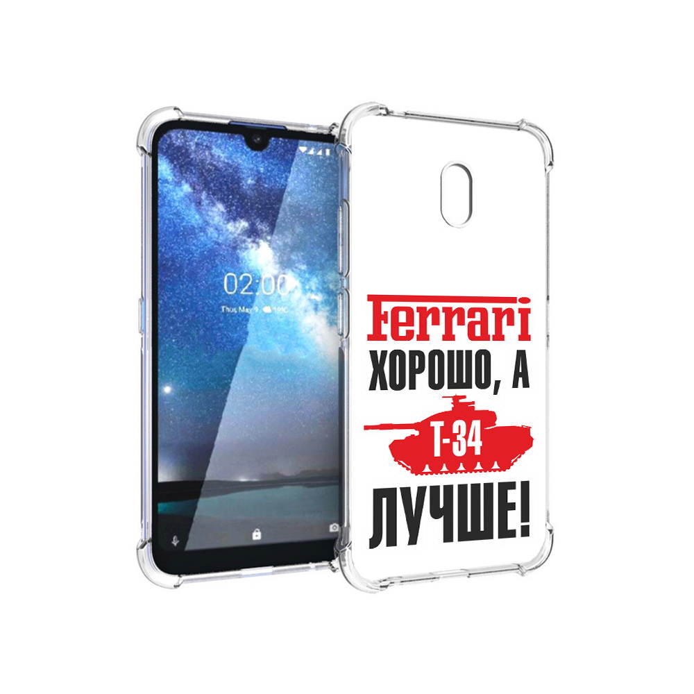 

Чехол MyPads Tocco для Nokia 2.2 т 34 лучше (PT134721.103.635), Прозрачный, Tocco