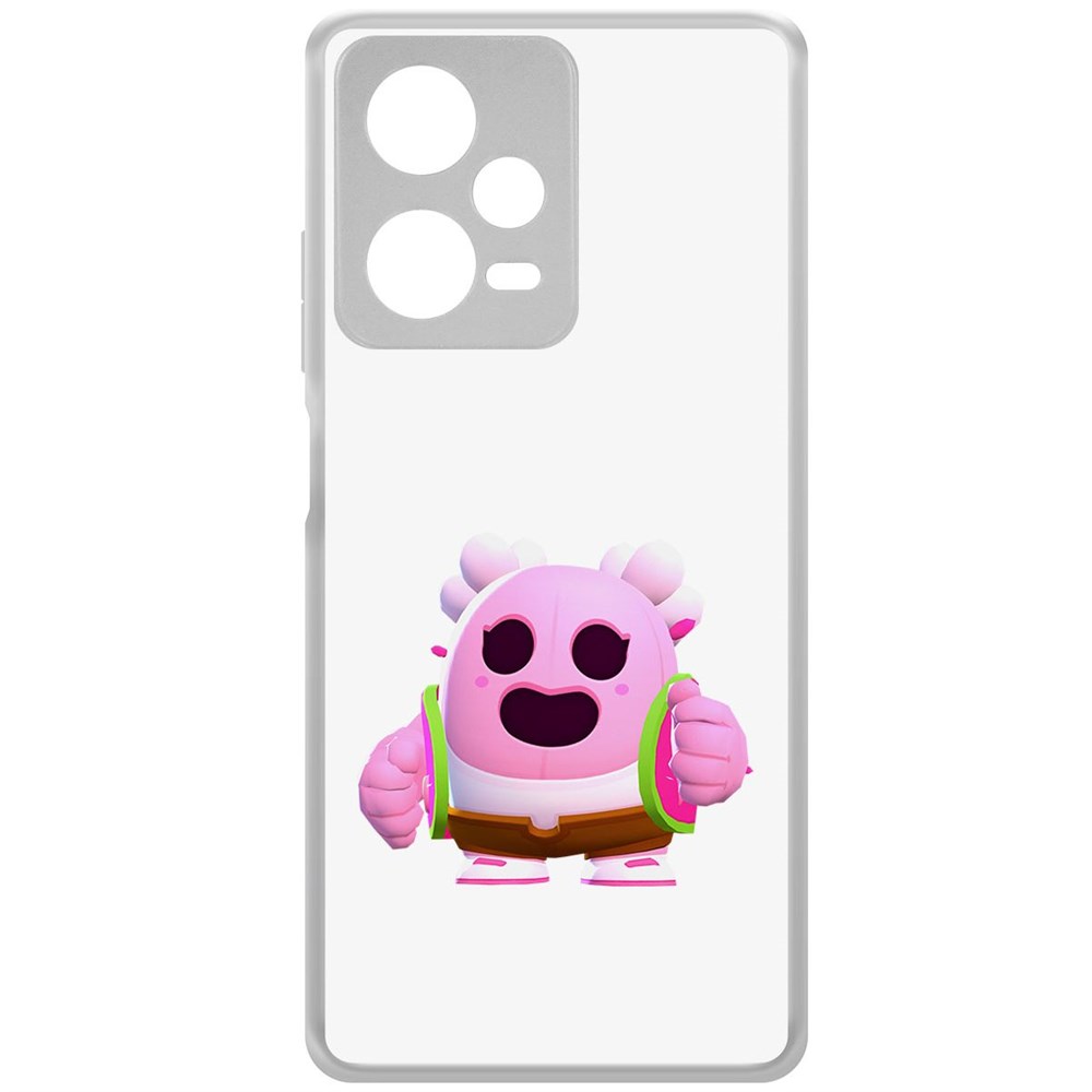 Чехол-накладка Brawl Stars-Сакура Спайк для Xiaomi Redmi Note 12 Pro+ 5G