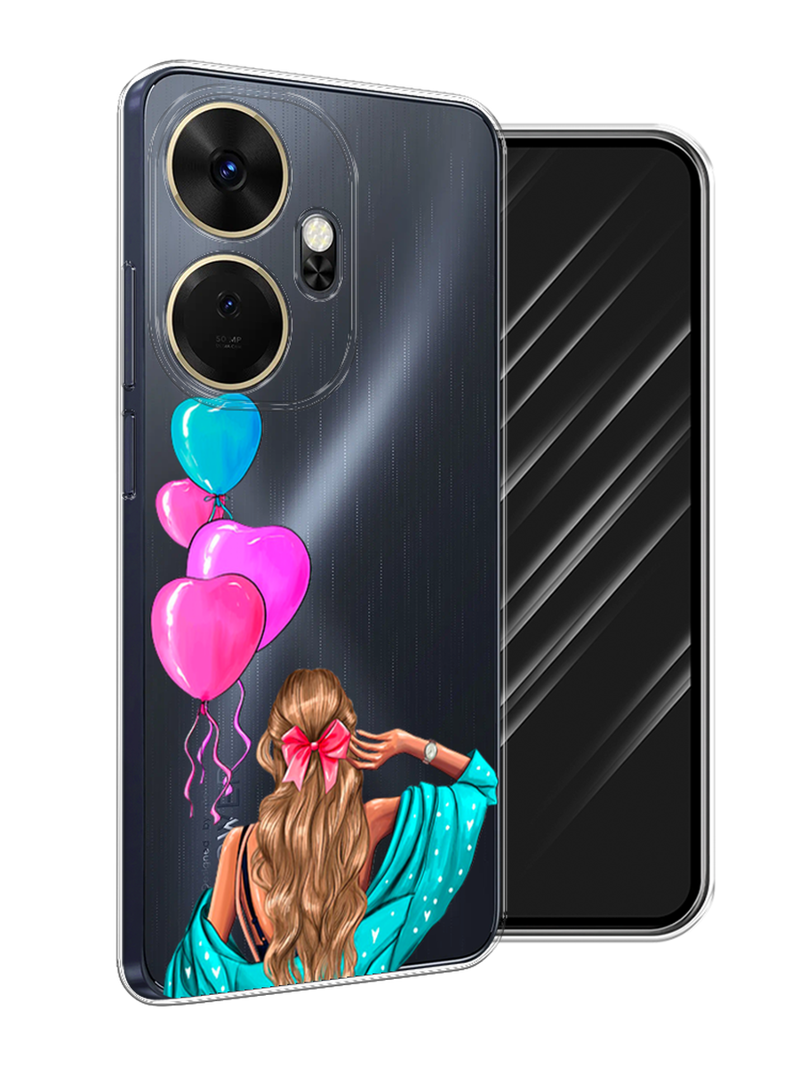 

Чехол Awog на Itel P55 Plus 4G "День Рождения", Голубой;розовый;бежевый, 3201950-1