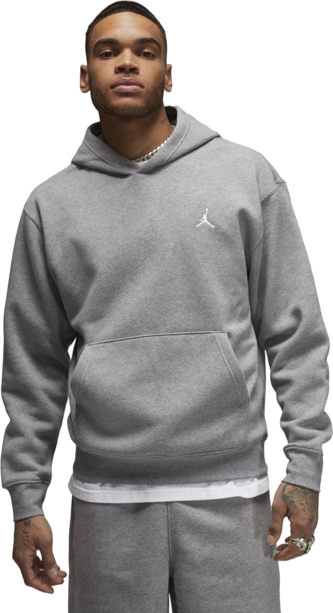 Худи мужское Nike M Air Jordan Flight Essentials Fleece Pullover серое 2XL