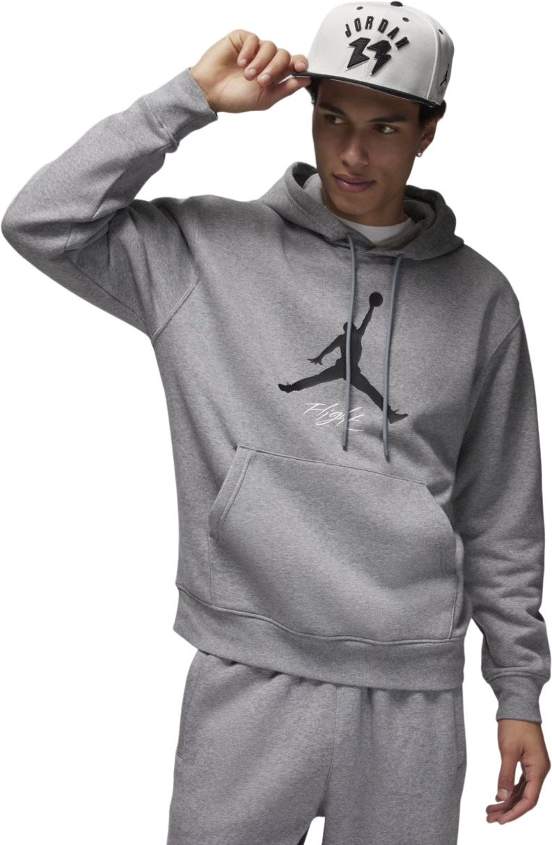 Худи мужское Nike M J ESS FLC BASELINE HOODIE серое 2XL